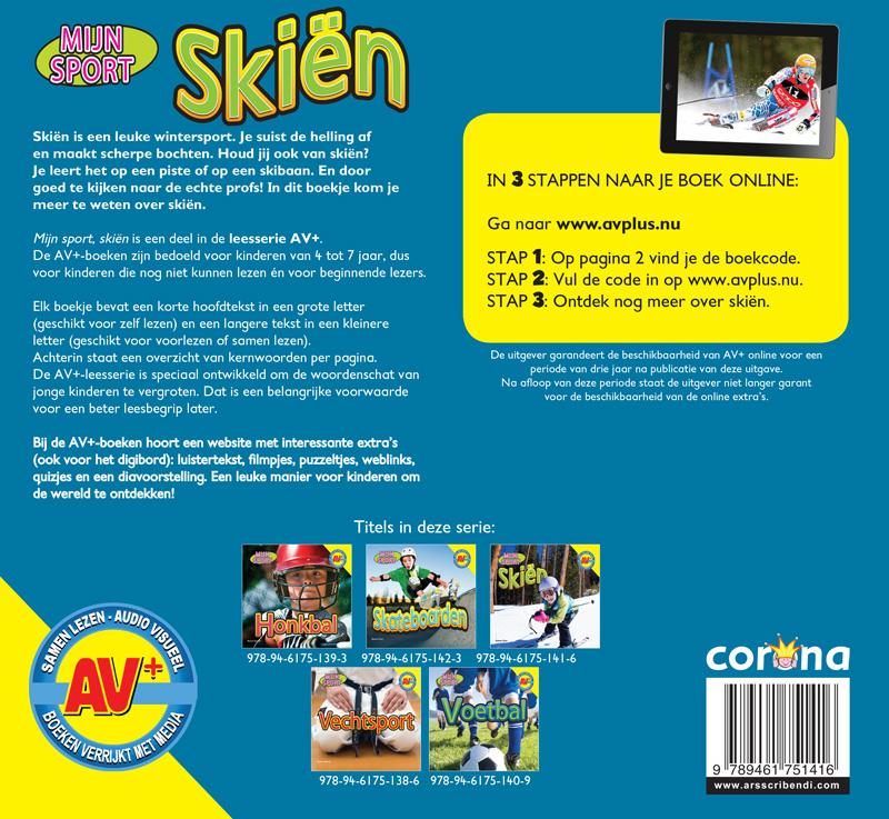 Achterkant van Skiën
