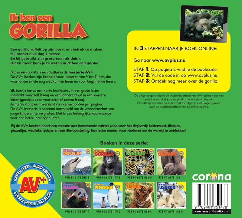 Achterkant van Gorilla