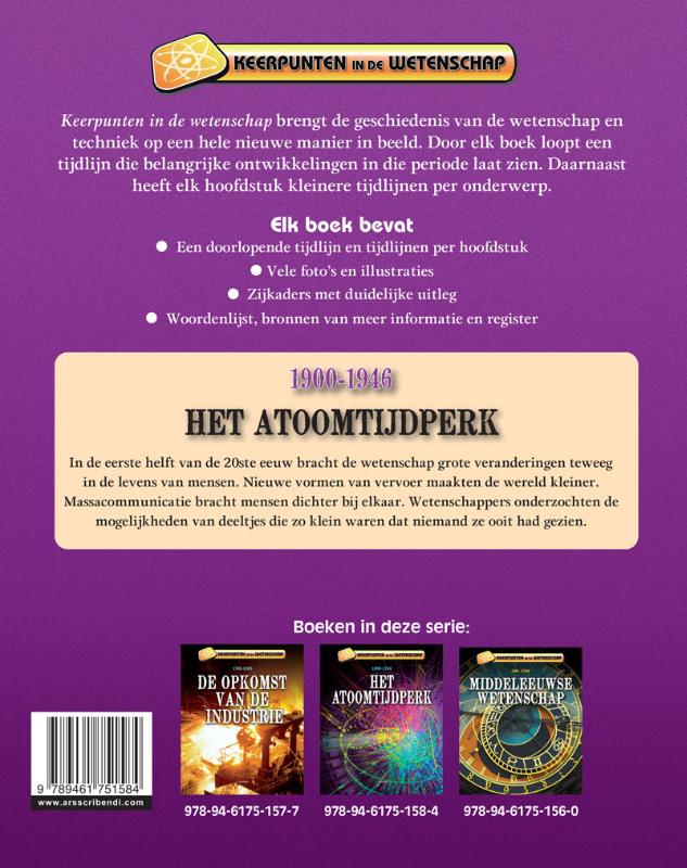 Achterkant van Het Atoomtijdperk