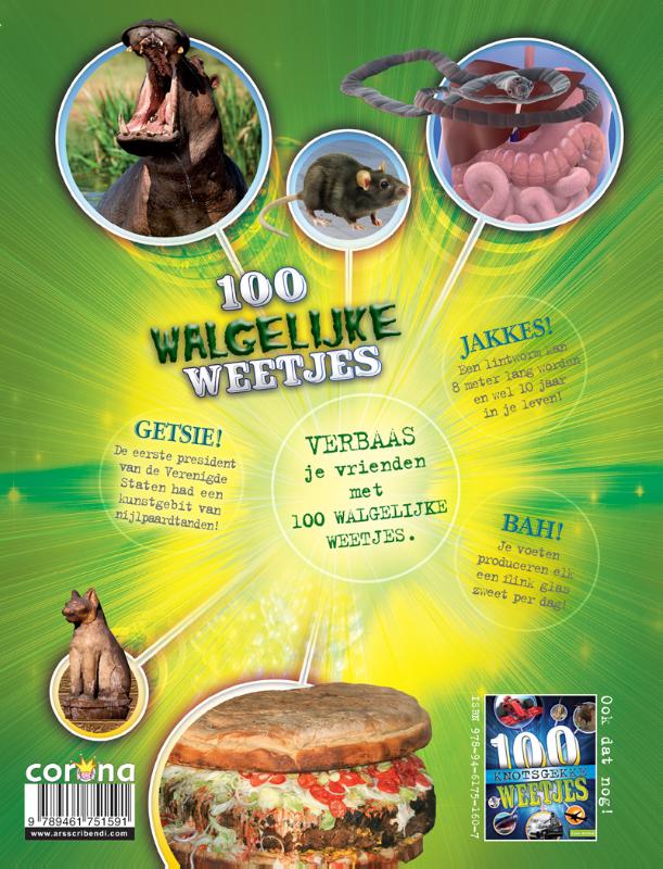 Achterkant van 100 Walgelijke weetjes