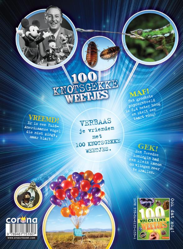 Achterkant van 100 Knotsgekke weetjes