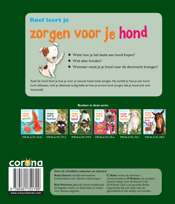 Achterkant van Roef leert je zorgen voor je hond