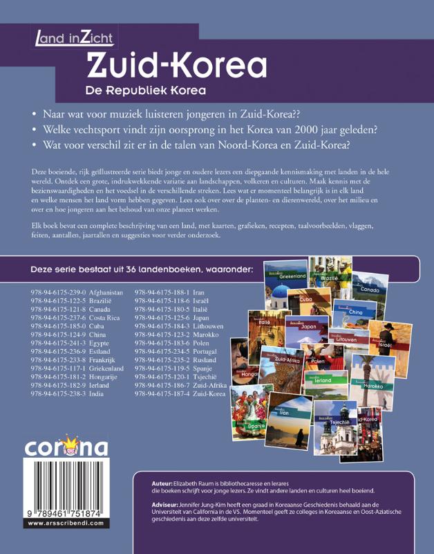Achterkant van Zuid-Korea