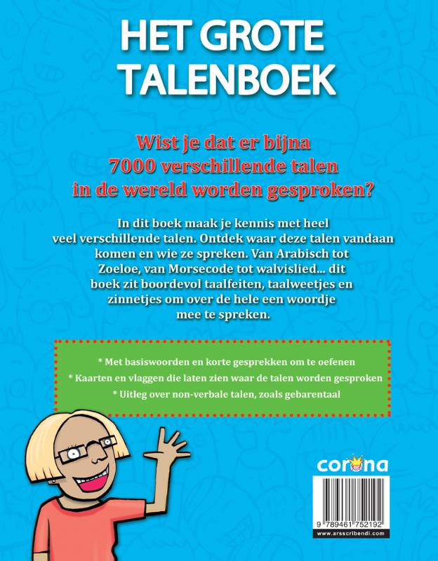 Achterkant van Het grote vreemde talen boek