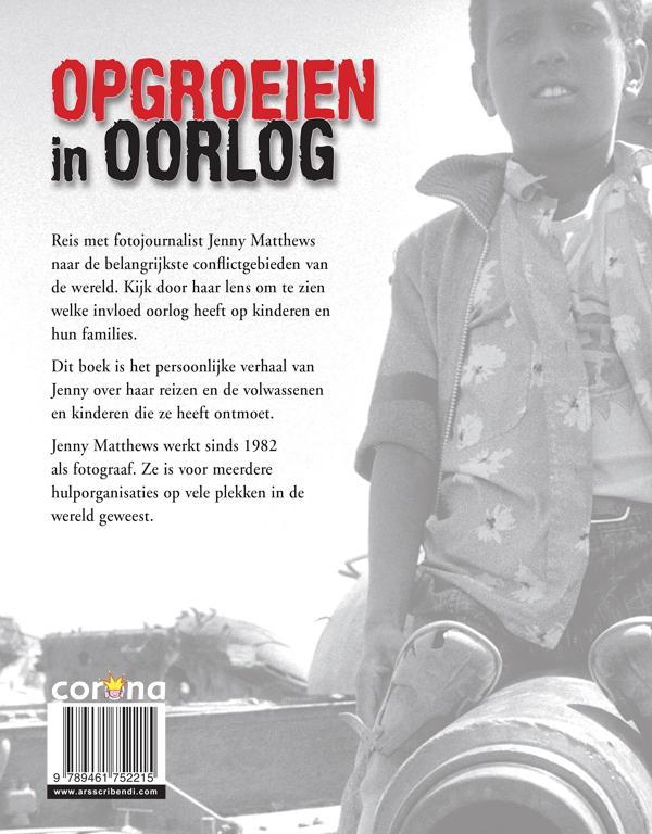 Achterkant van Kinderen in oorlogsgebieden
