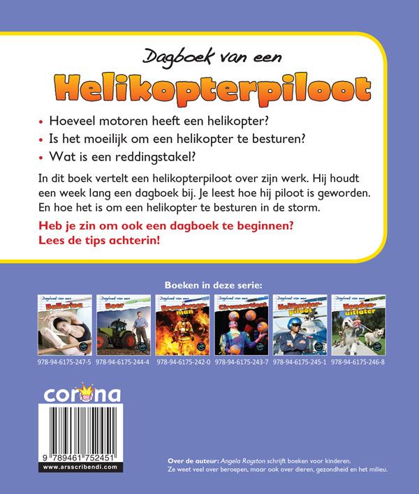Achterkant van Helikopterpiloot