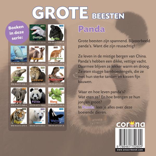 Achterkant van Panda