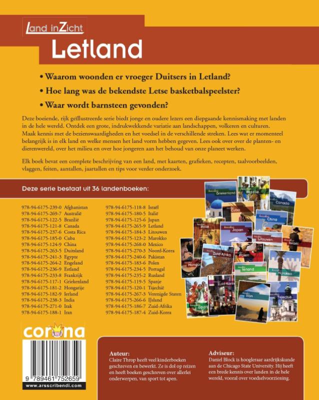 Achterkant van Letland