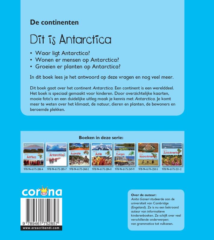 Achterkant van Dit is Antarctica
