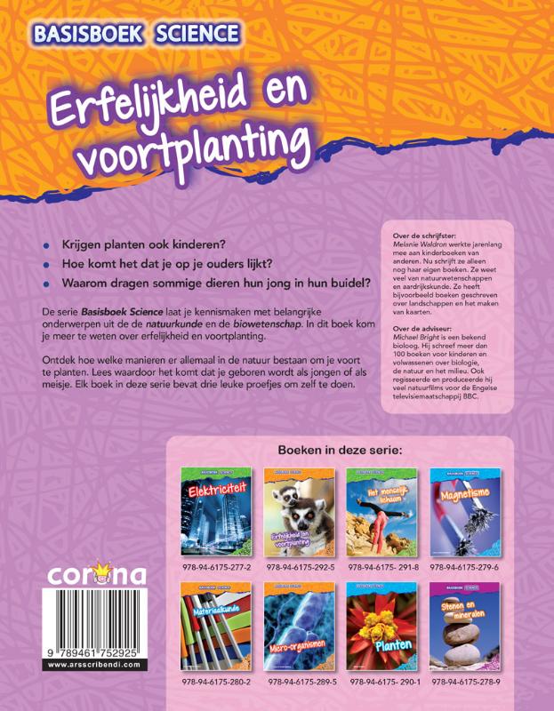 Achterkant van Erfelijkheid en voortplanting