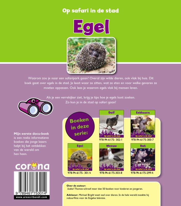 Achterkant van Egel