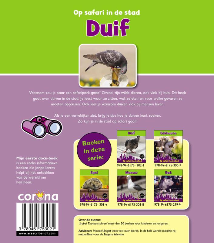 Achterkant van Duif