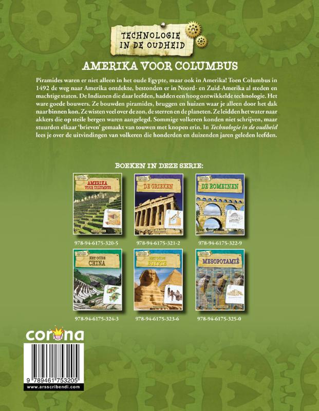 Achterkant van Amerika voor Columbus