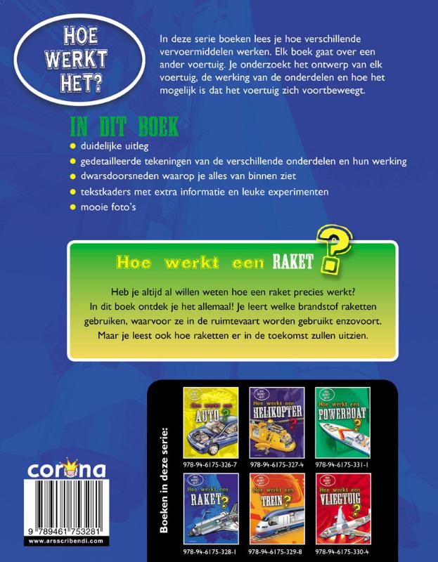 Achterkant van Hoe werkt een raket?