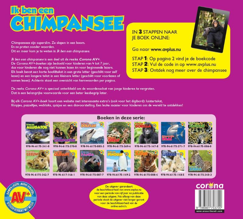 Achterkant van Chimpansee