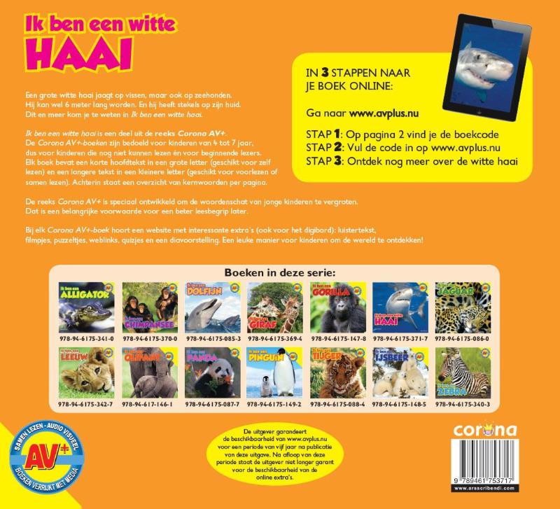 Achterkant van Witte haai