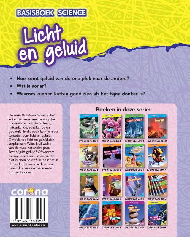 Achterkant van Licht en geluid