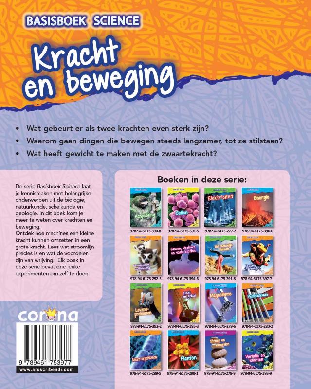 Achterkant van Kracht en beweging