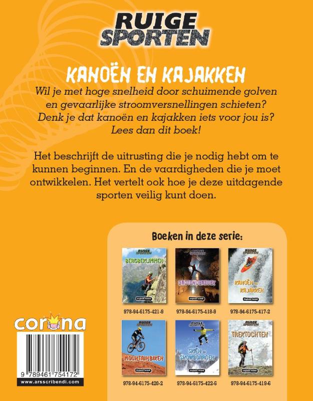 Achterkant van Kanoën en kajakken