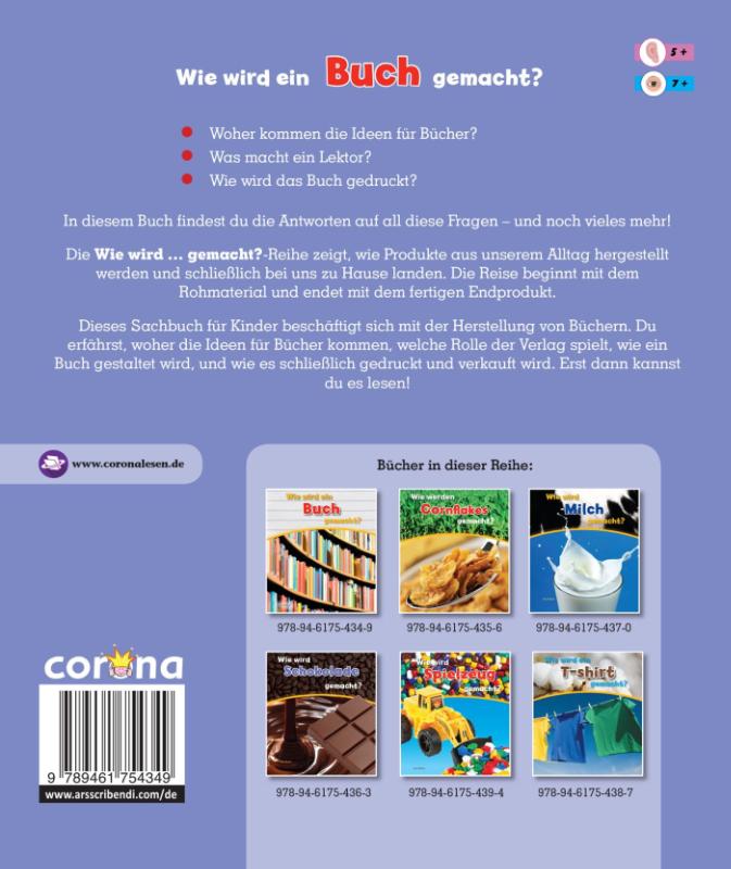 Achterkant van Wie wird ein Buch gemacht ?