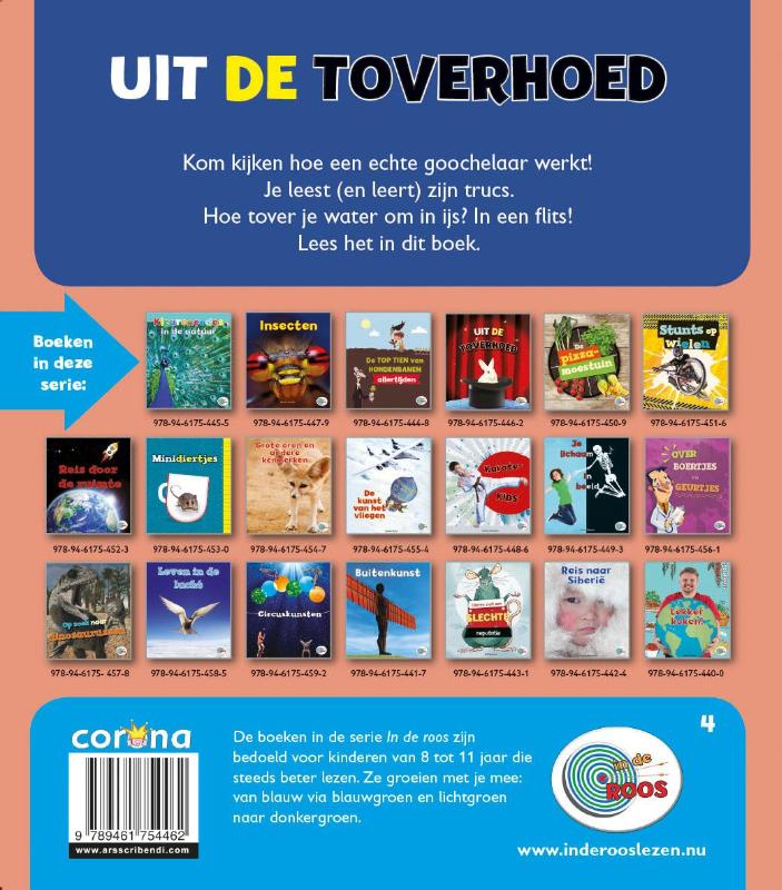 Achterkant van Uit de toverhoed
