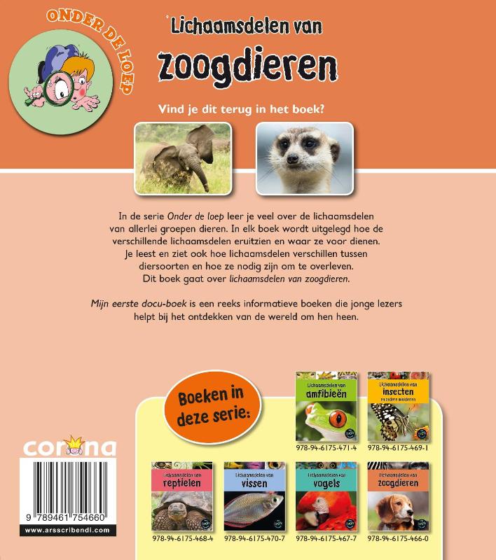 Achterkant van Lichaamsdelen van zoogdieren