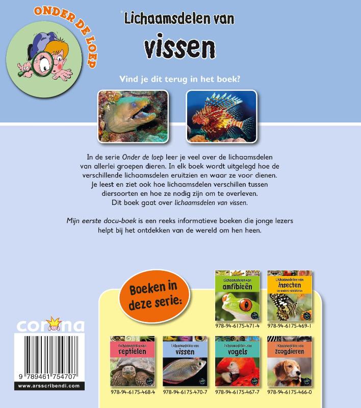 Achterkant van Lichaamsdelen van vissen