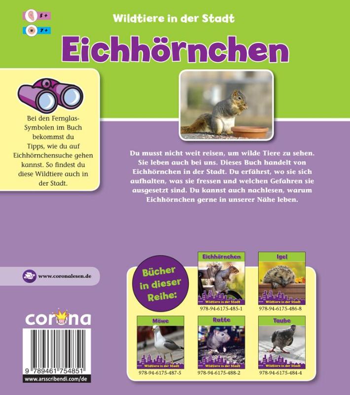 Achterkant van Eichhörnchen