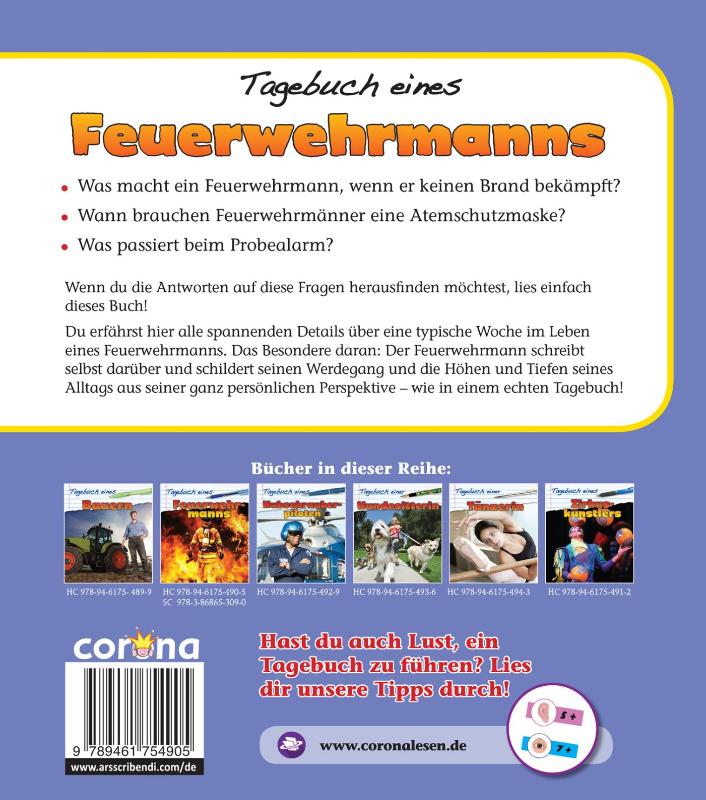Achterkant van Feuerwehrmanns