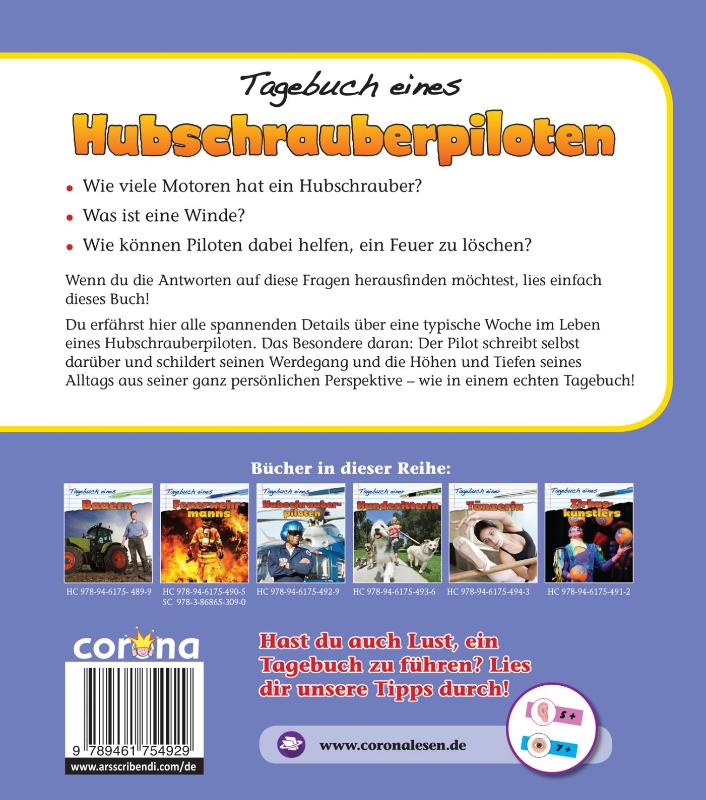 Achterkant van Hubschrauberpiloten