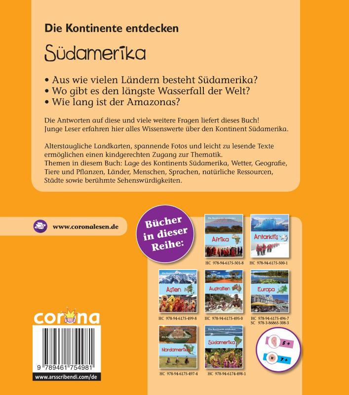 Achterkant van Südamerika