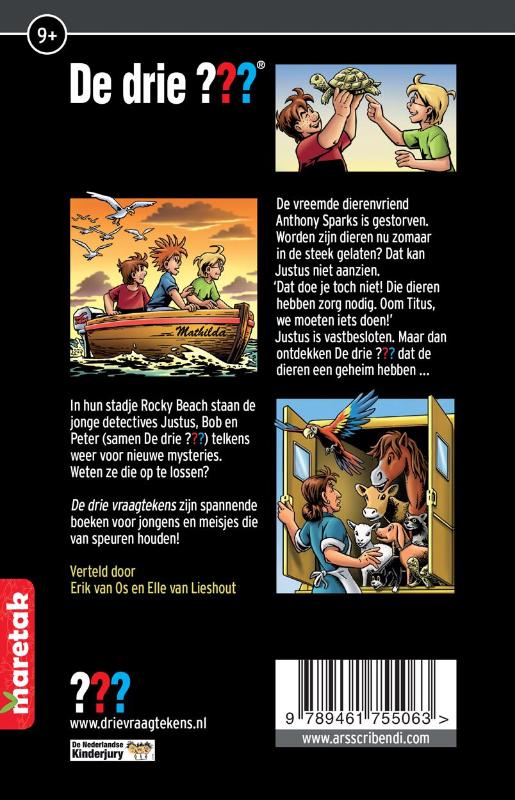 Achterkant van Het geheim van de dieren