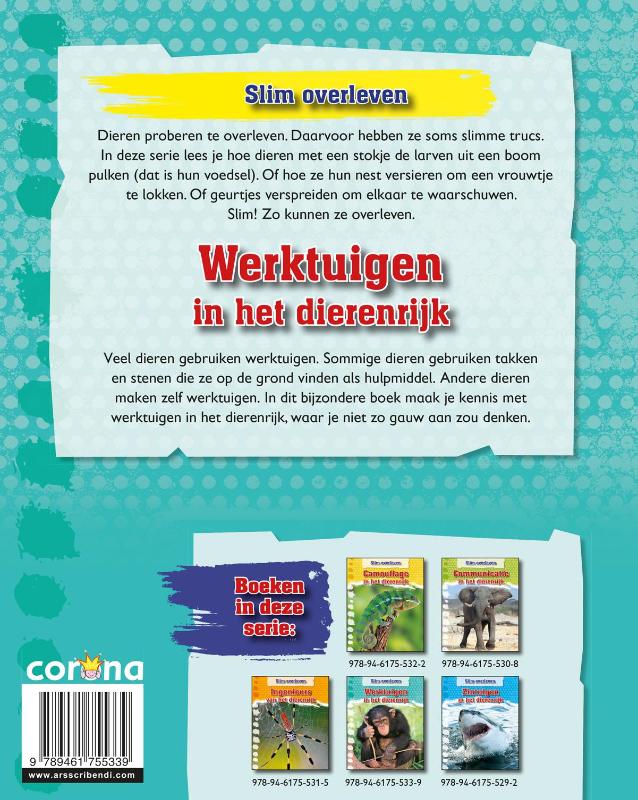 Achterkant van Werktuigen in het dierenrijk