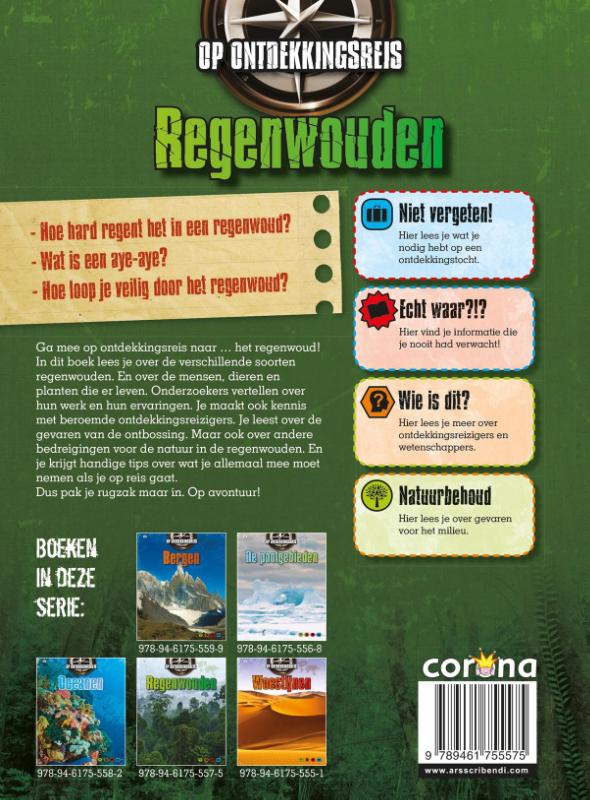 Achterkant van Regenwouden