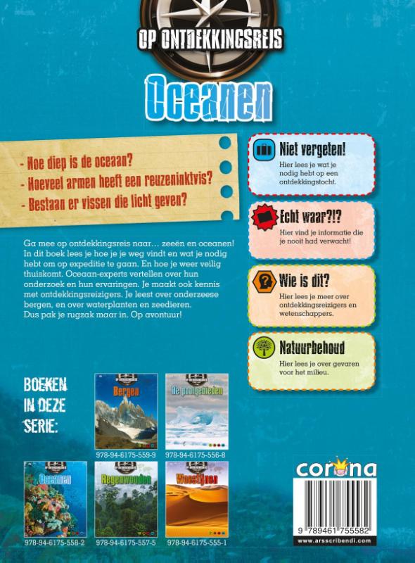Achterkant van De Oceanen