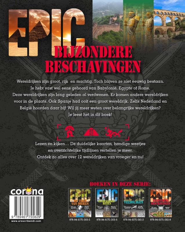 Achterkant van Bijzondere beschavingen