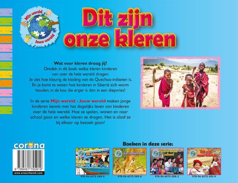 Achterkant van Dit zijn onze kleren
