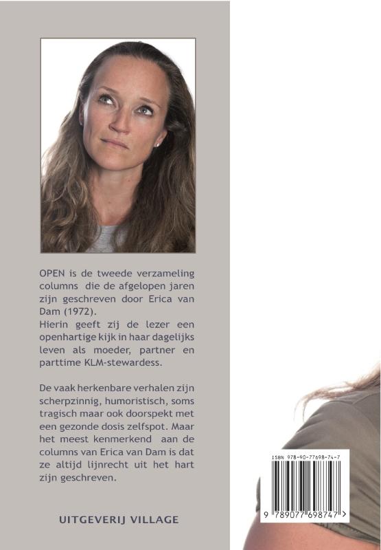 Achterkant van Open