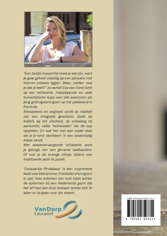 Achterkant van Croissantje pindakaas