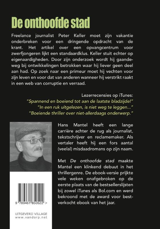 Achterkant van De onthoofde stad
