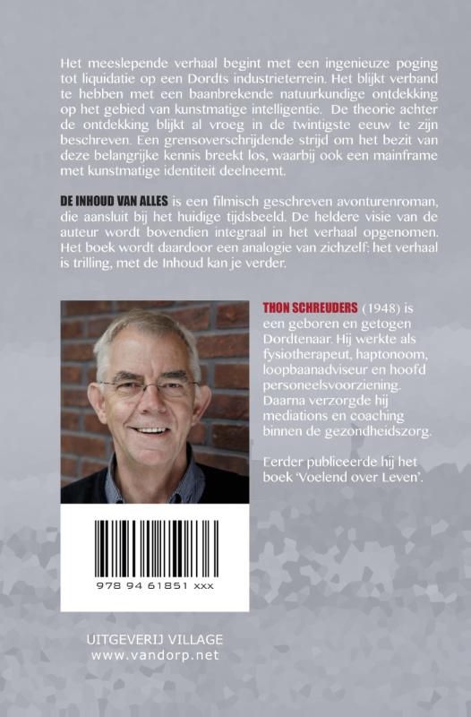 Achterkant van De inhoud van alles