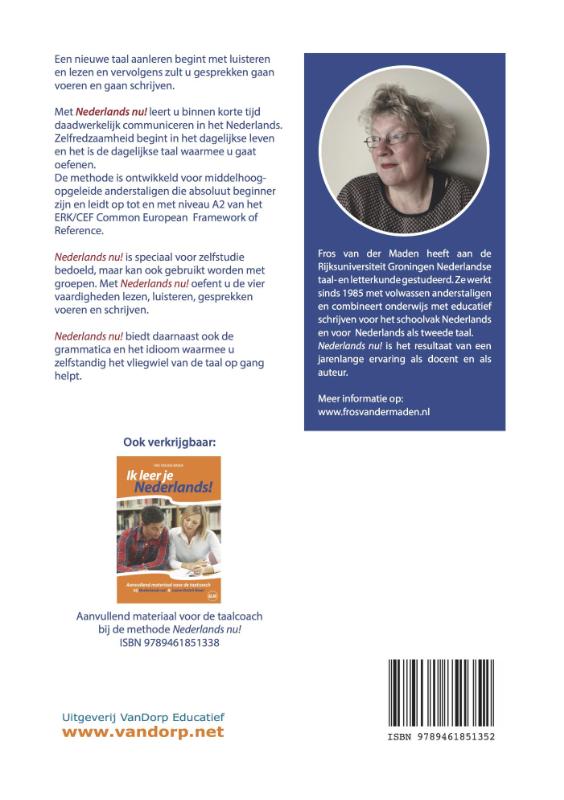 Achterkant van vanaf niveau A0 tot en met niveau A2 (CEFR/ERK)