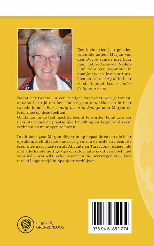 Achterkant van Spanje ten voeten uit