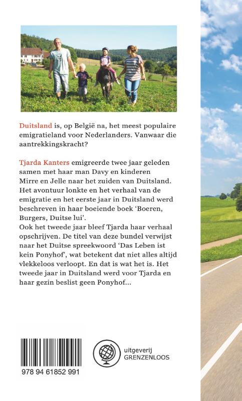 Achterkant van Het leven is geen Ponyhof