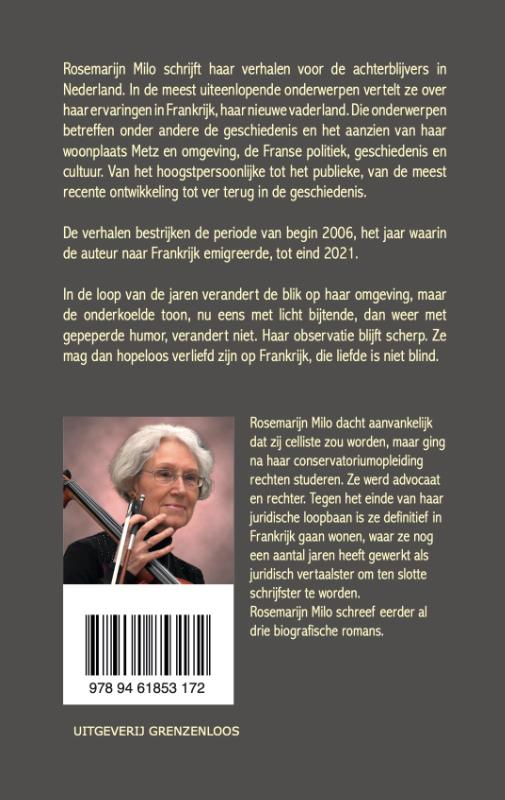 Achterkant van Hopeloos verliefd op Frankrijk
