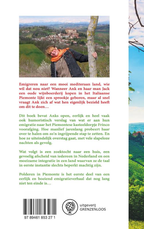 Achterkant van Polderen in Piemonte