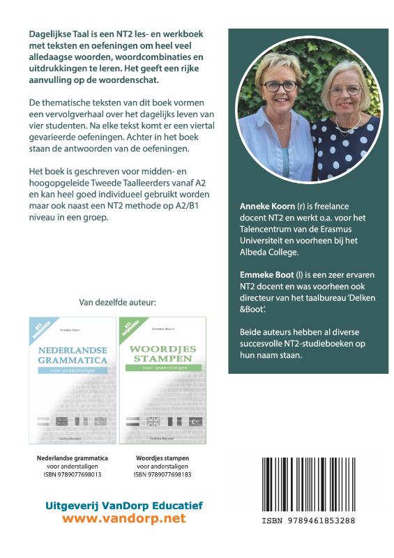 Achterkant van Dagelijkse taal