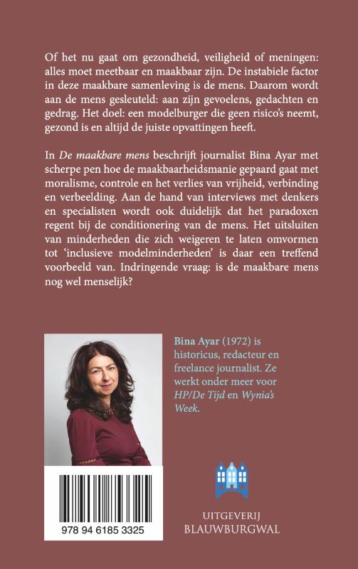 Achterkant van De maakbare mens