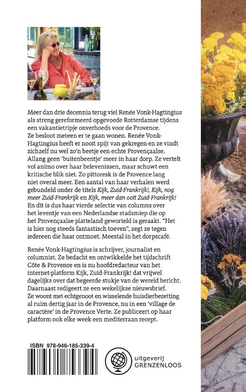 Achterkant van Boeketje Provence