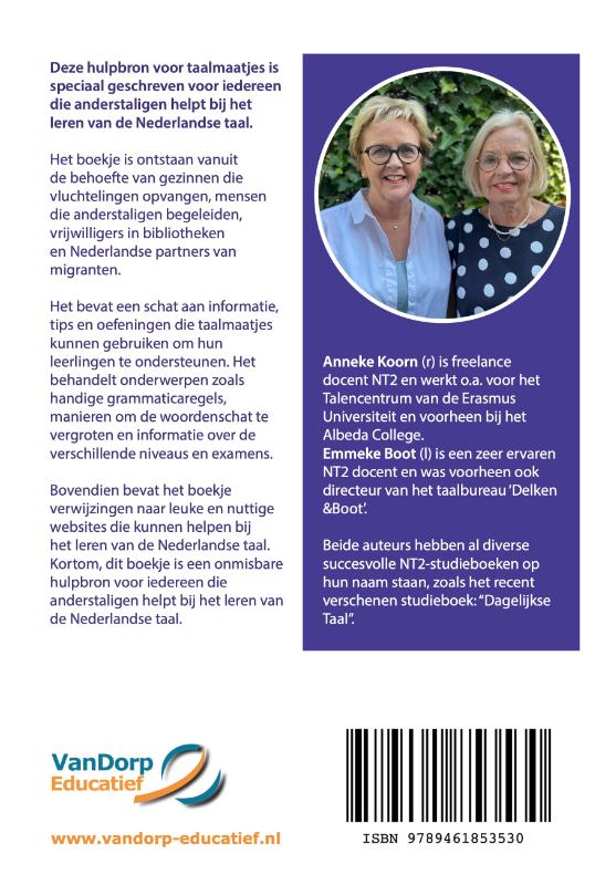 Achterkant van Ik help jou Nederlands leren